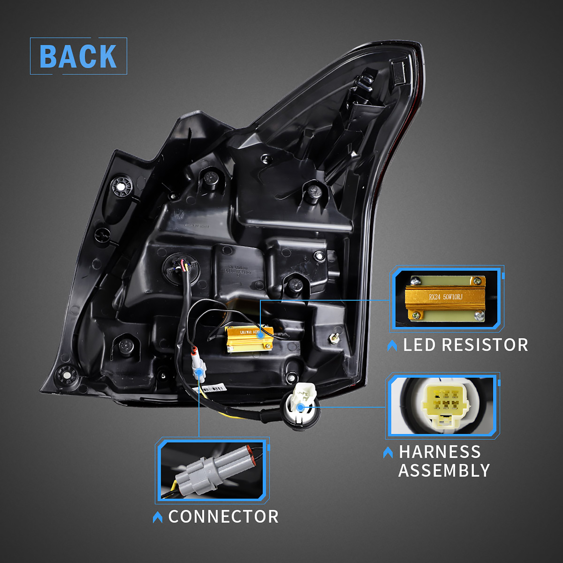 Swift LED Taillight with Sequential Indicator